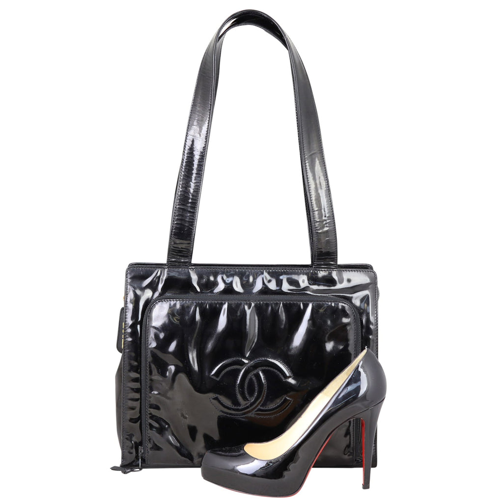 Chanel Timeless Vinyl Shoulder Bag
