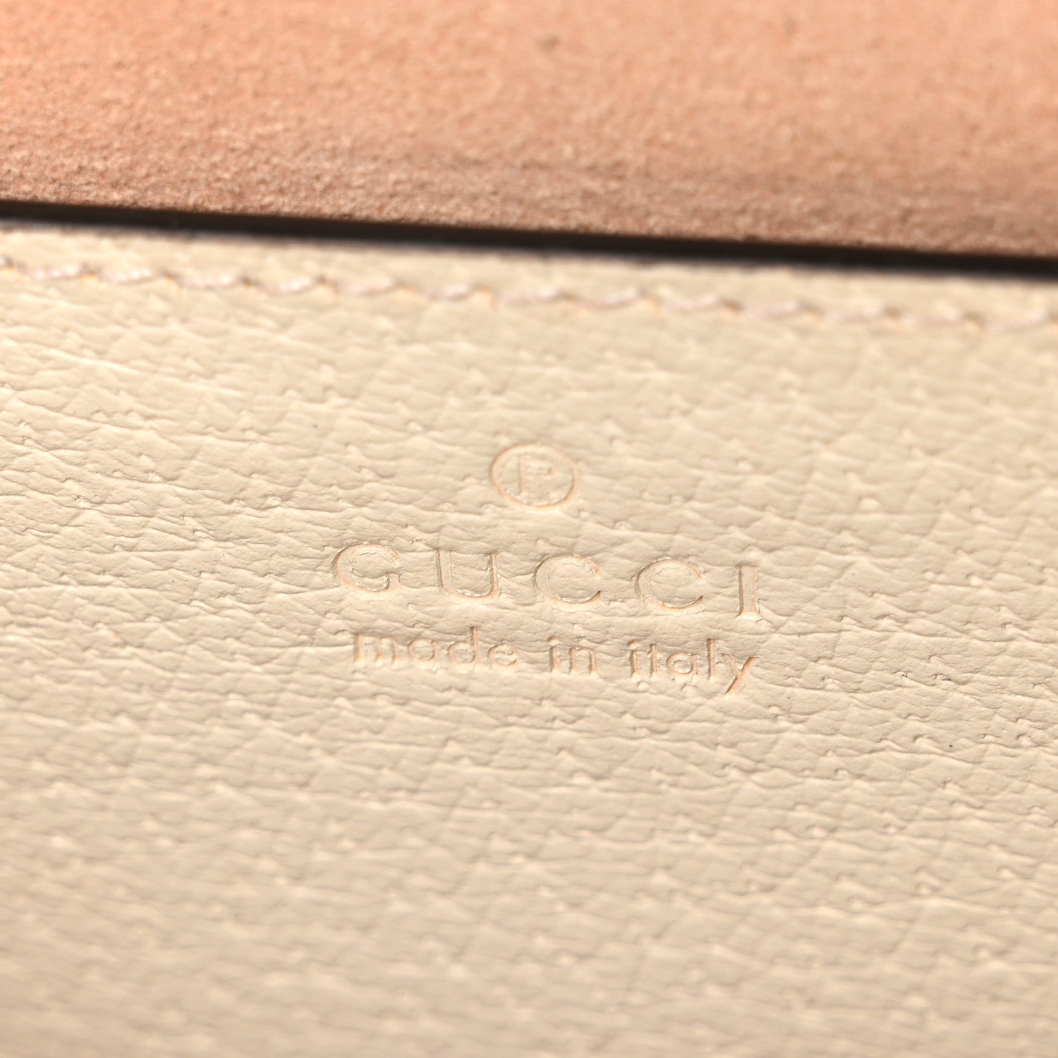 GG Supreme Monogram Textured Calfskin Web Small Ophidia Chain Shoulder Bag Beige Ebony Mystic White