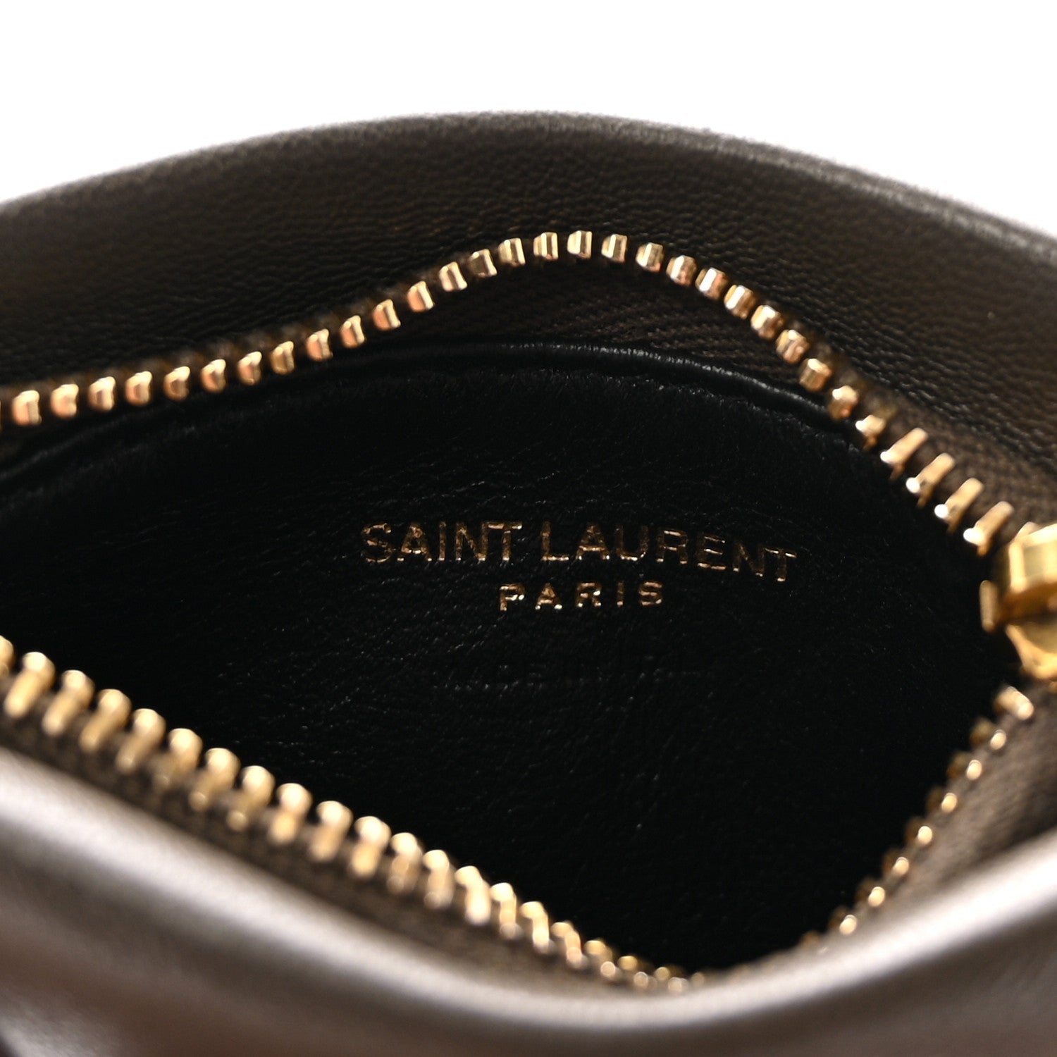 Padded Lambskin Monogram Zip  Holder Light Musk