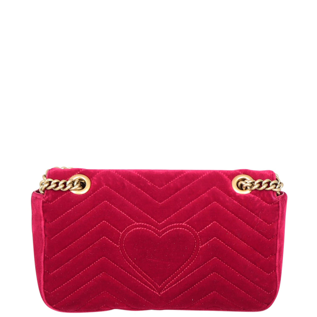 Gucci GG Marmont Velvet Small Shoulder Bag