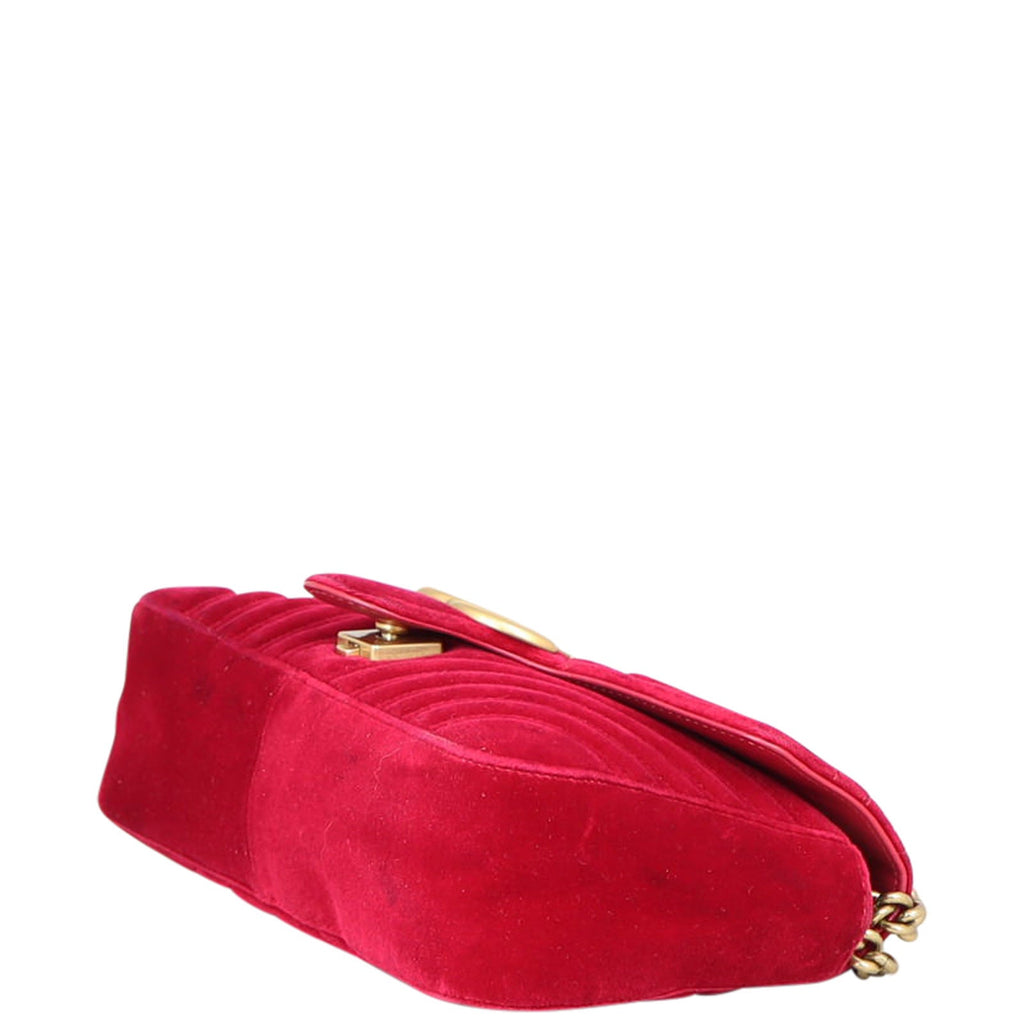 Gucci GG Marmont Velvet Small Shoulder Bag