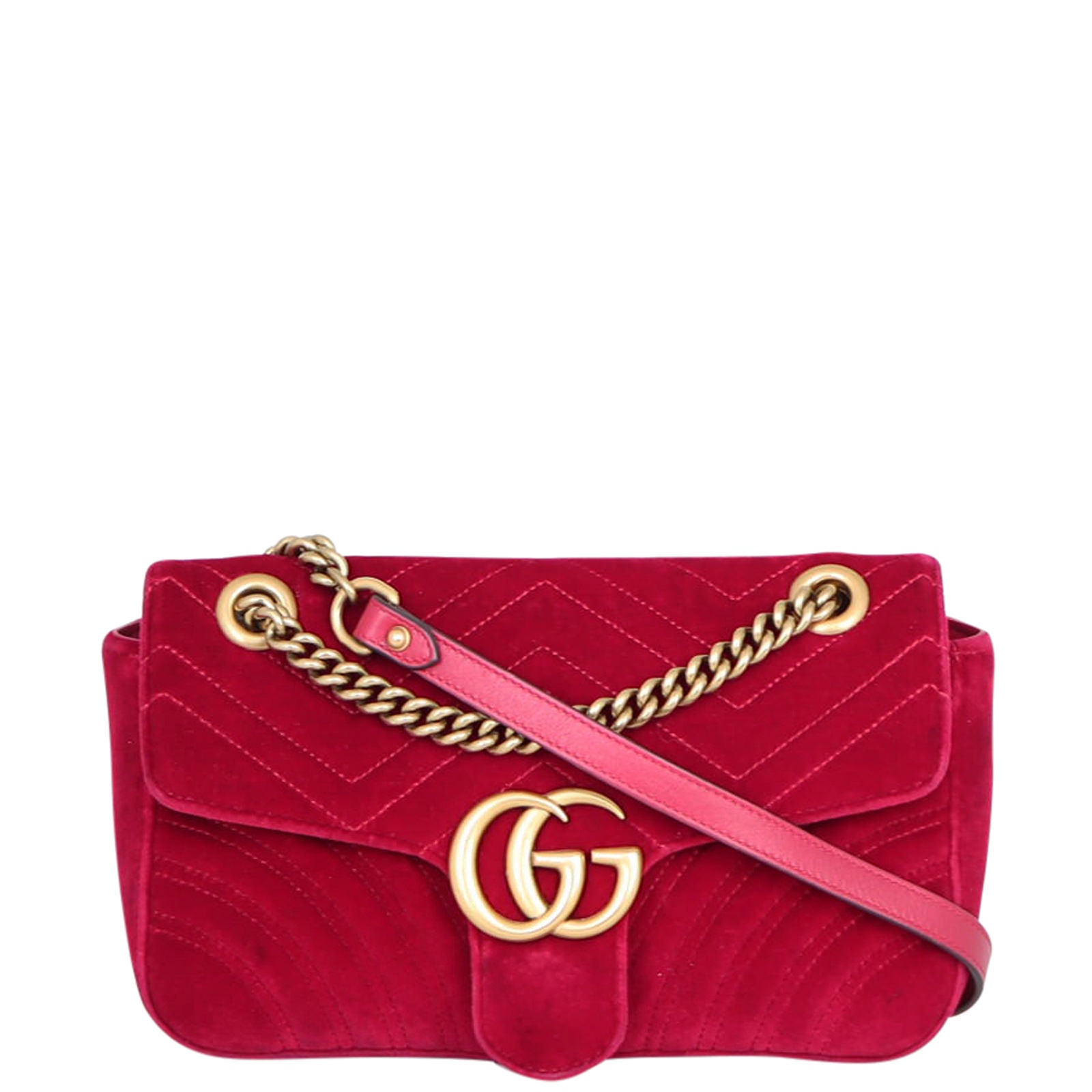 Gucci GG Marmont Velvet Small Shoulder Bag