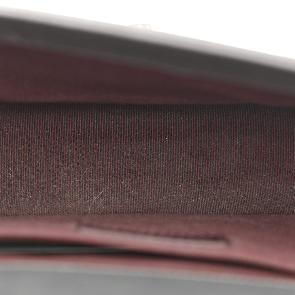 Calfskin Double Stitch Medium Boy Flap Grey