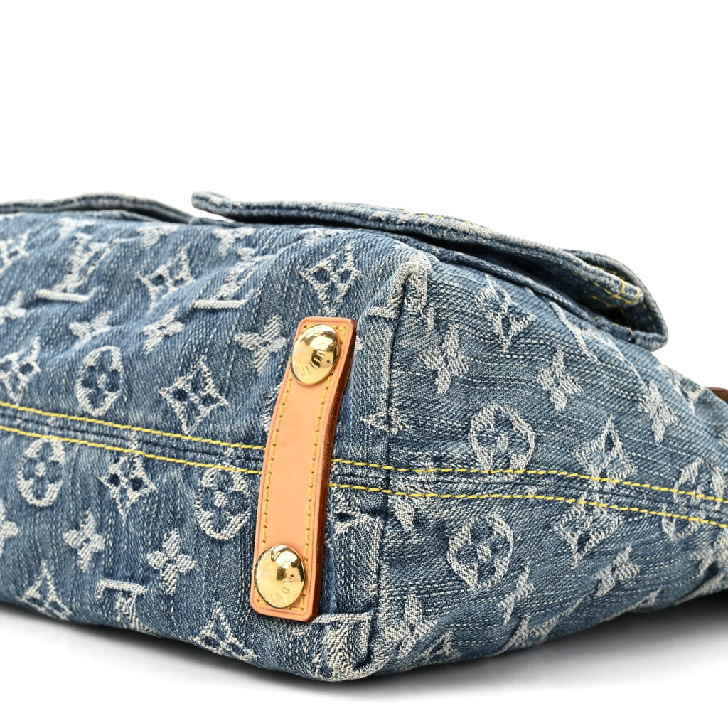 Monogram Denim Baggy PM Blue