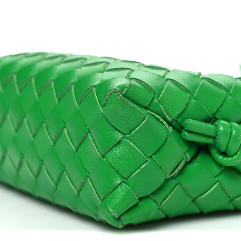 Nappa Intrecciato Mini Loop Camera Bag Parakeet