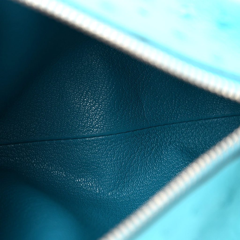 Ostrich Side Trunk PM Candy Blue