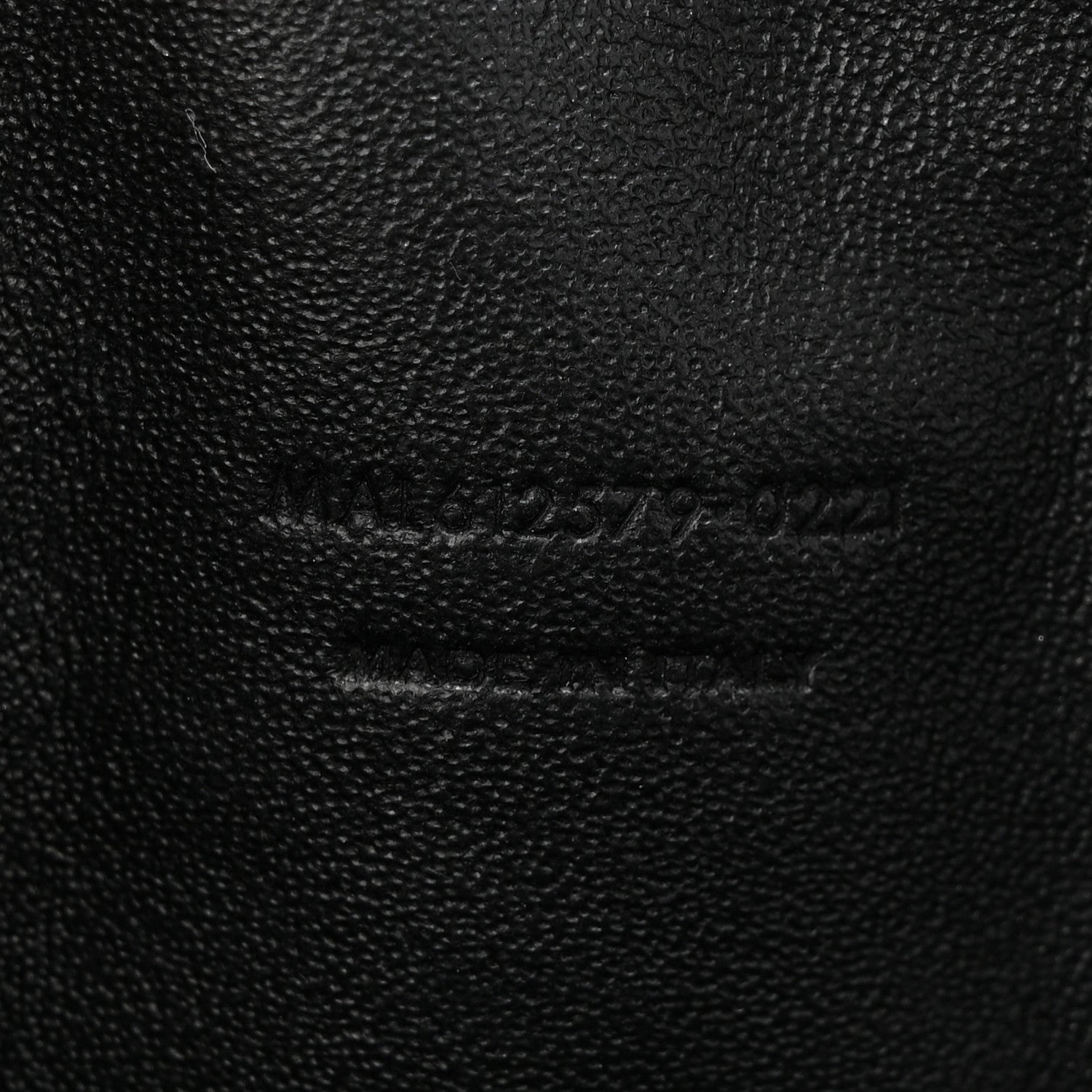 Grain De Poudre Matelasse Monogram Mini Lou Camera Bag Black
