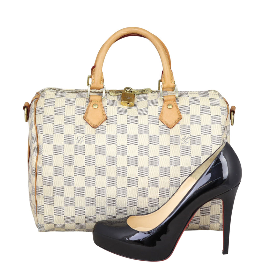 Louis Vuitton Speedy 30 Bandouliere Damier Azur