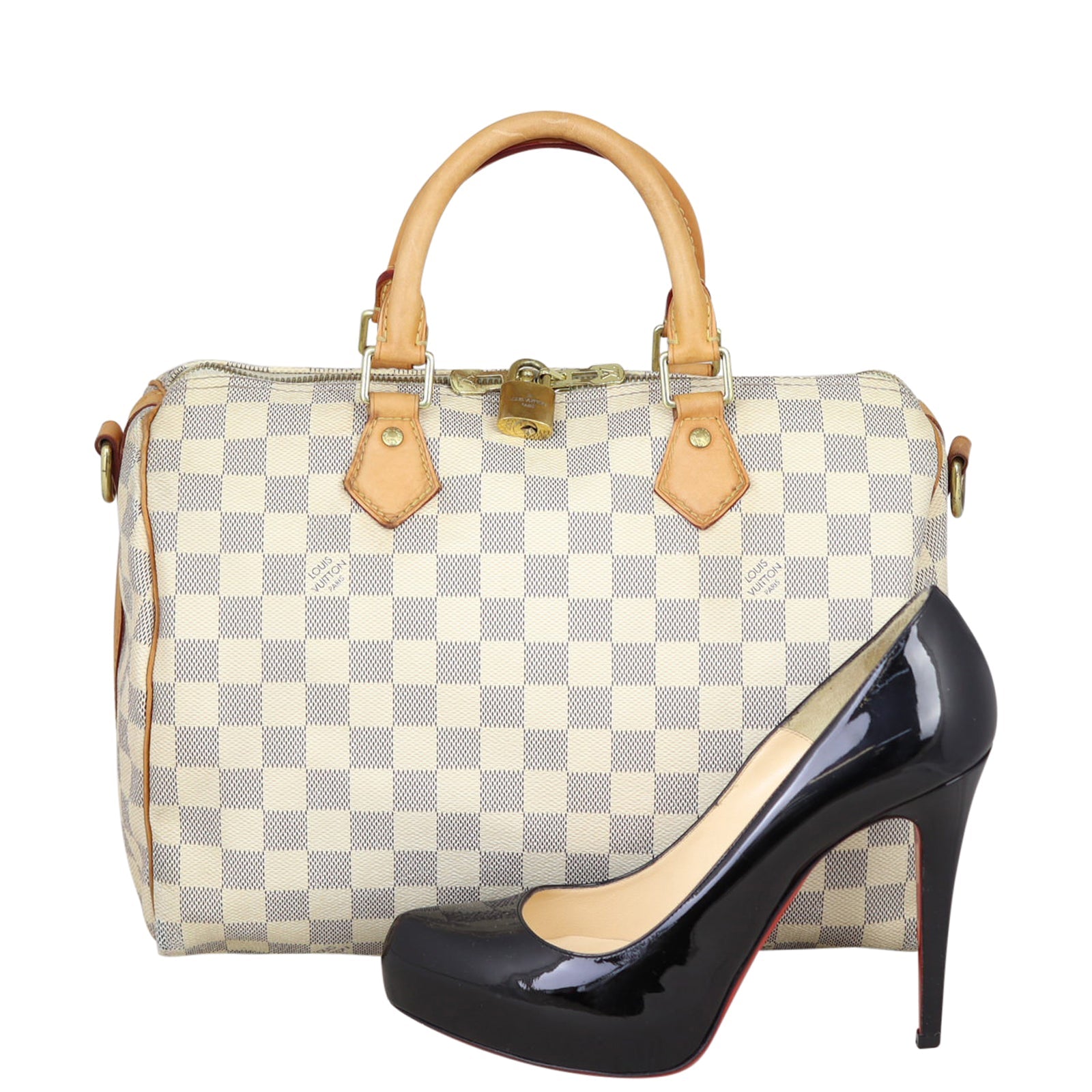 Louis Vuitton Speedy 30 Bandouliere Damier Azur