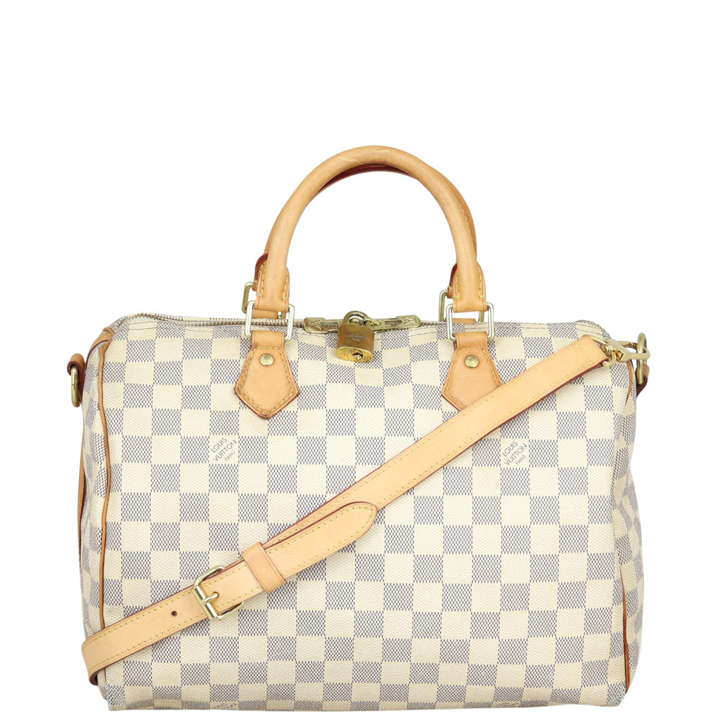 Louis Vuitton Speedy 30 Bandouliere Damier Azur