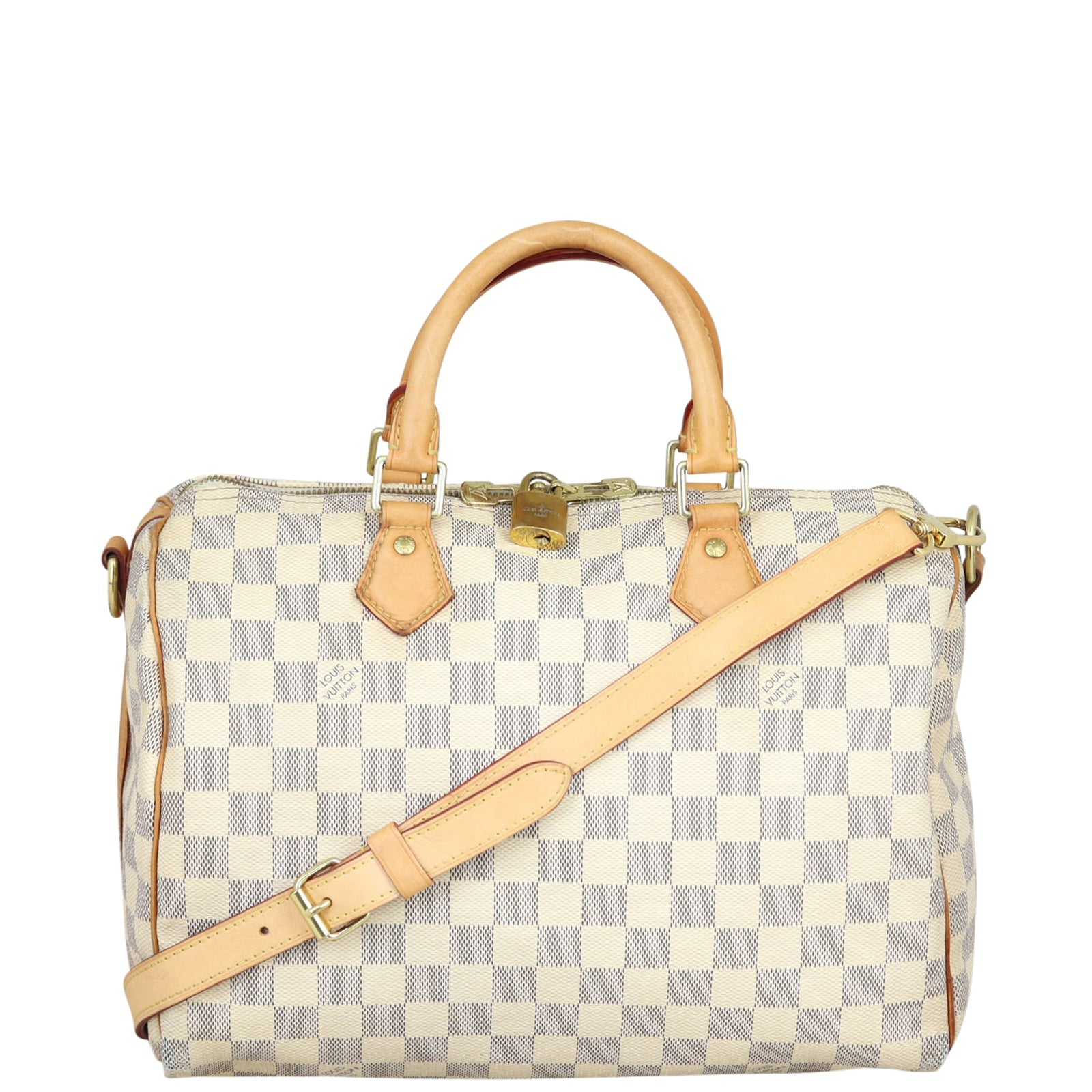 Louis Vuitton Speedy 30 Bandouliere Damier Azur