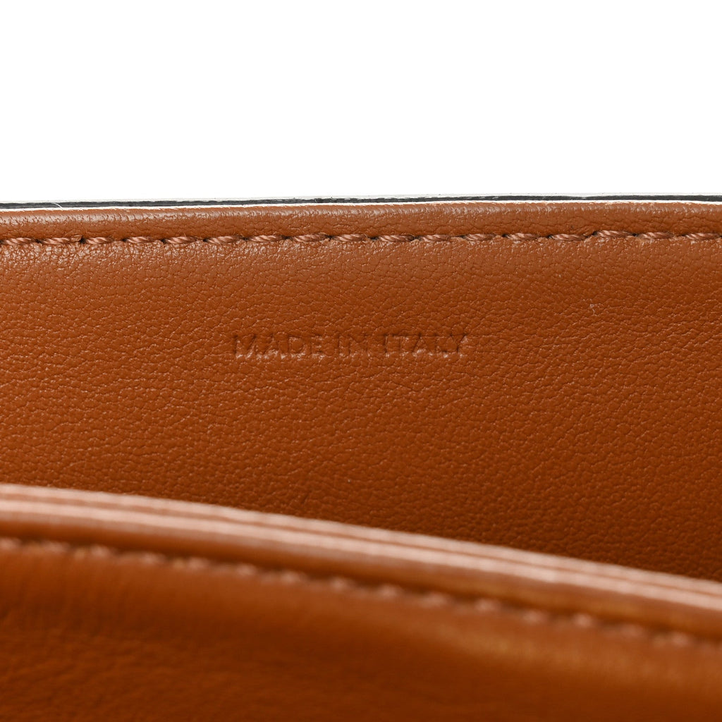 Triomphe Canvas Calfskin Medium Triomphe Bag Tan