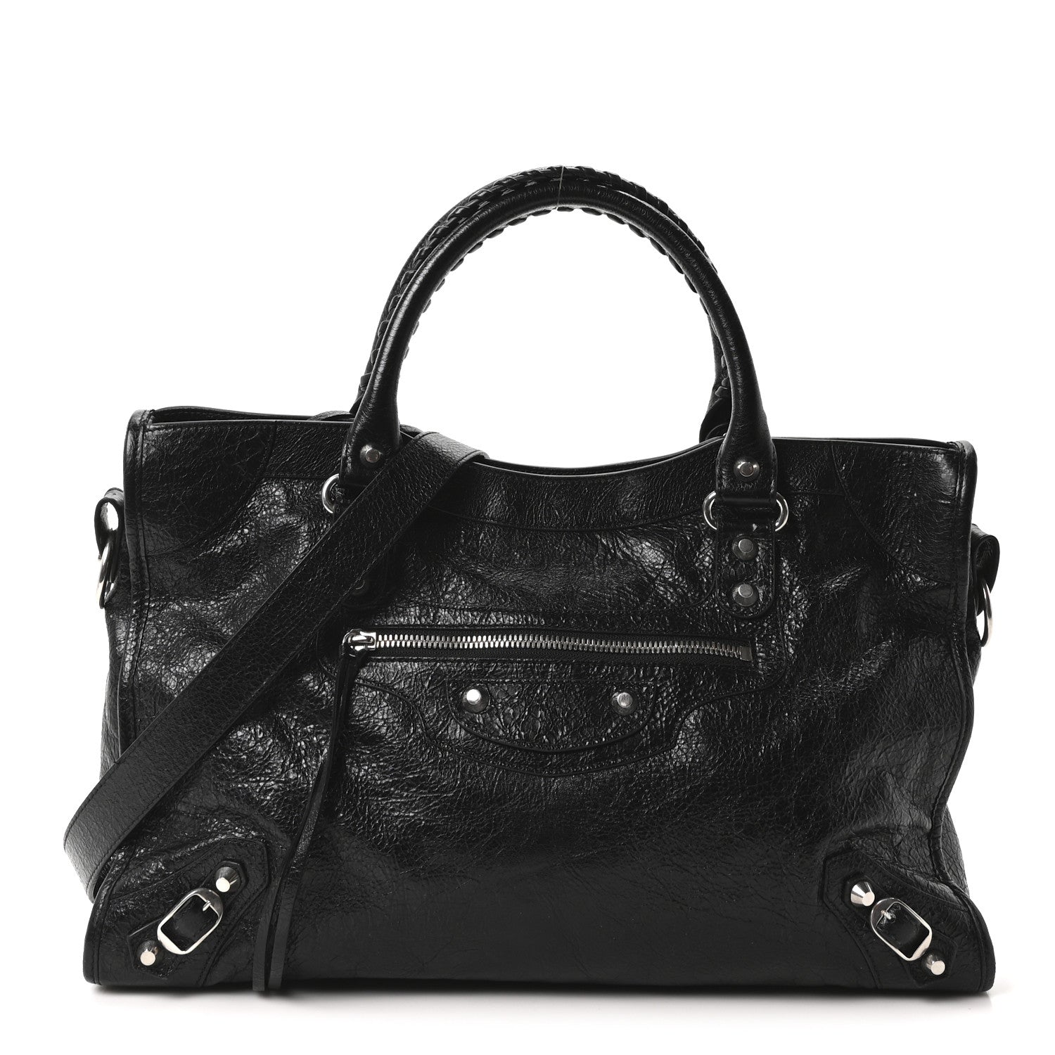 Agneau Arena Silver Hardware Medium Le City Black