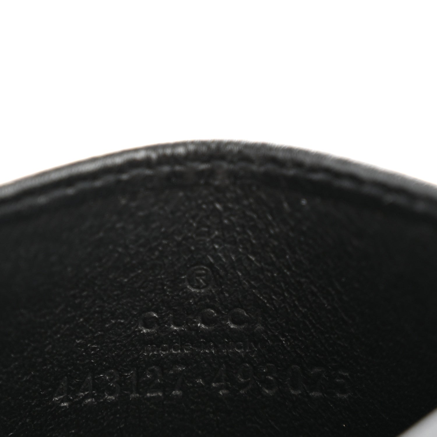 Calfskin Matelasse GG Marmont  Holder Black