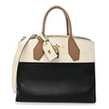 Taurillon City Steamer MM Creme Beige Black