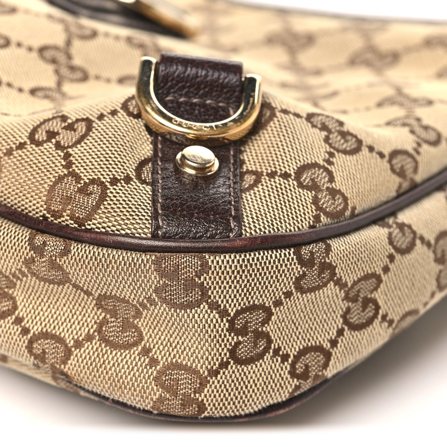 Monogram Medium Abbey D Ring Hobo Brown
