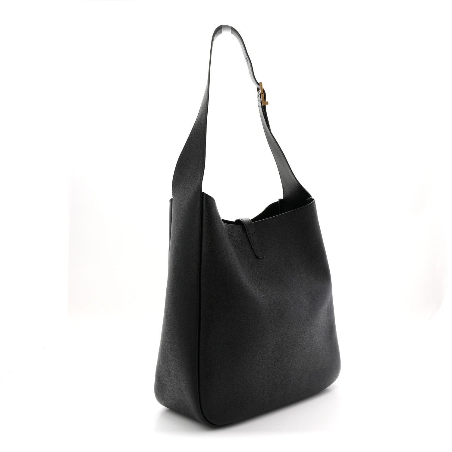 Smooth Calfskin Large Le 5 A 7 Soft Hobo Black