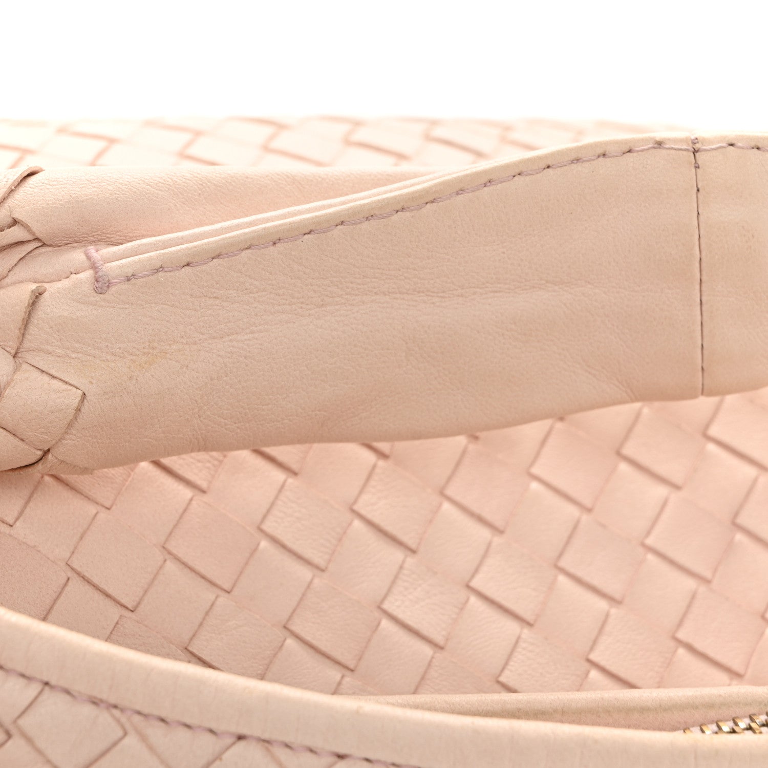 Nappa Intrecciato Medium Veneta Hobo Flamingo
