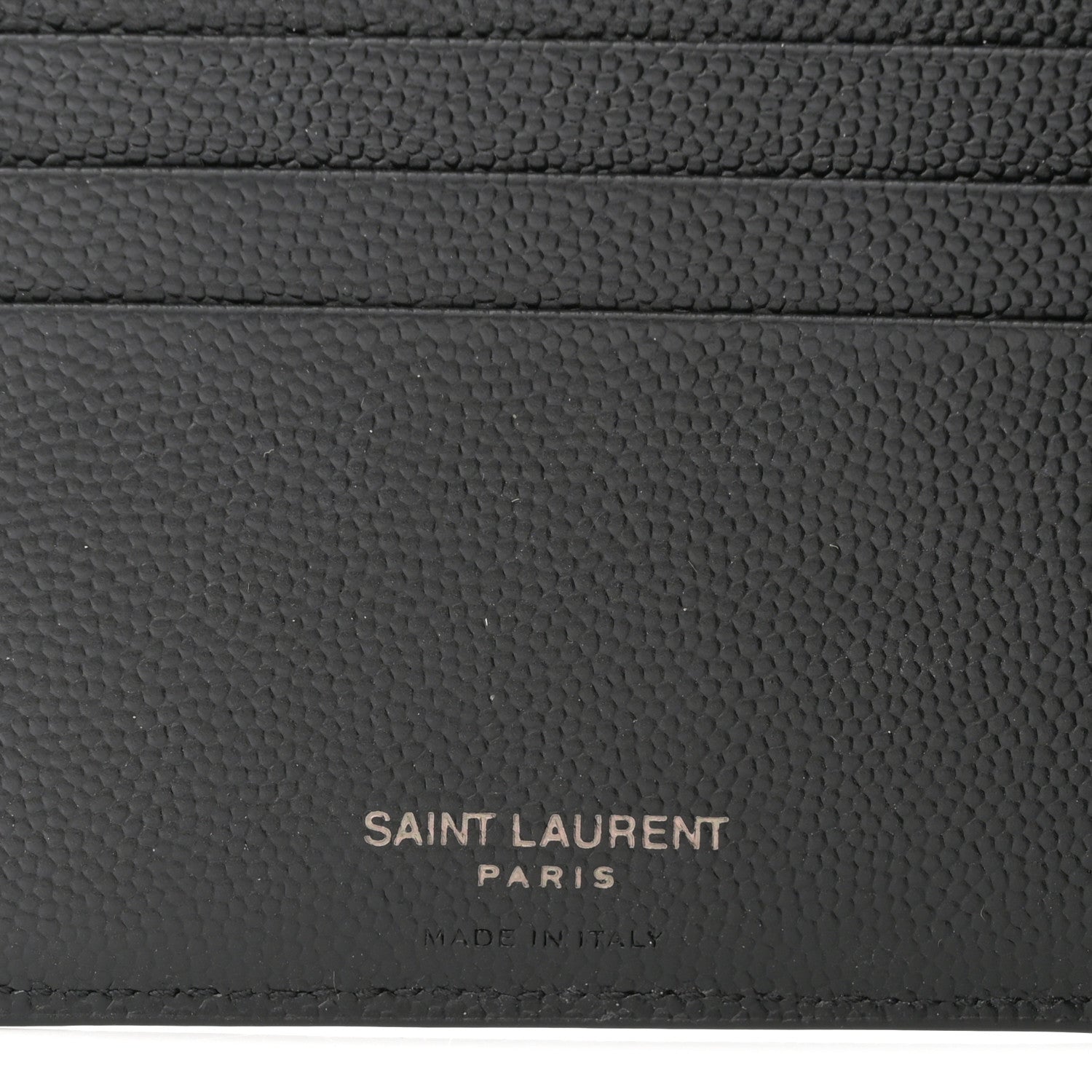 Grain De Poudre Monogram Monochrome Bifold Wallet Black