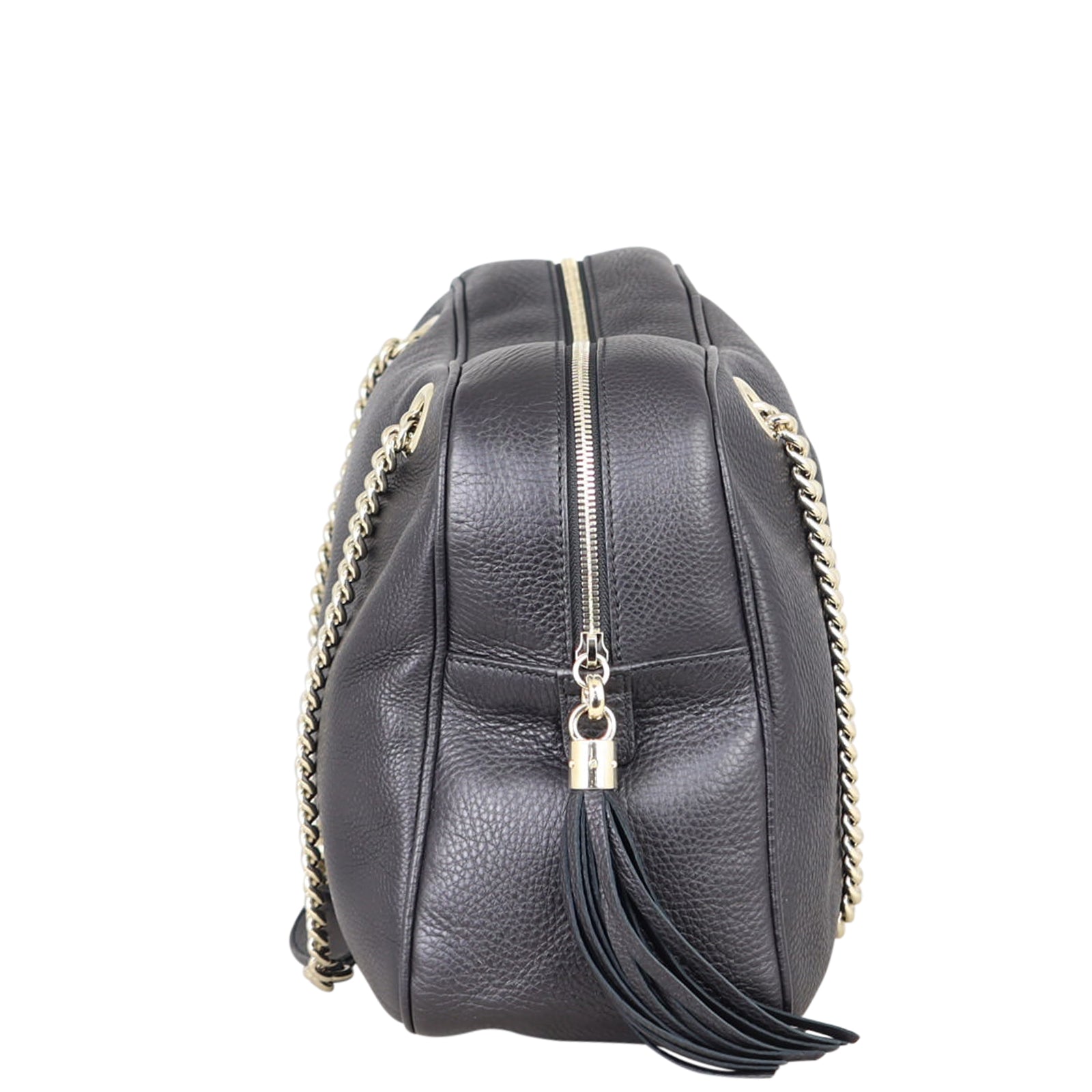 Gucci Soho Chain Zipped Large Shoulder Bag
