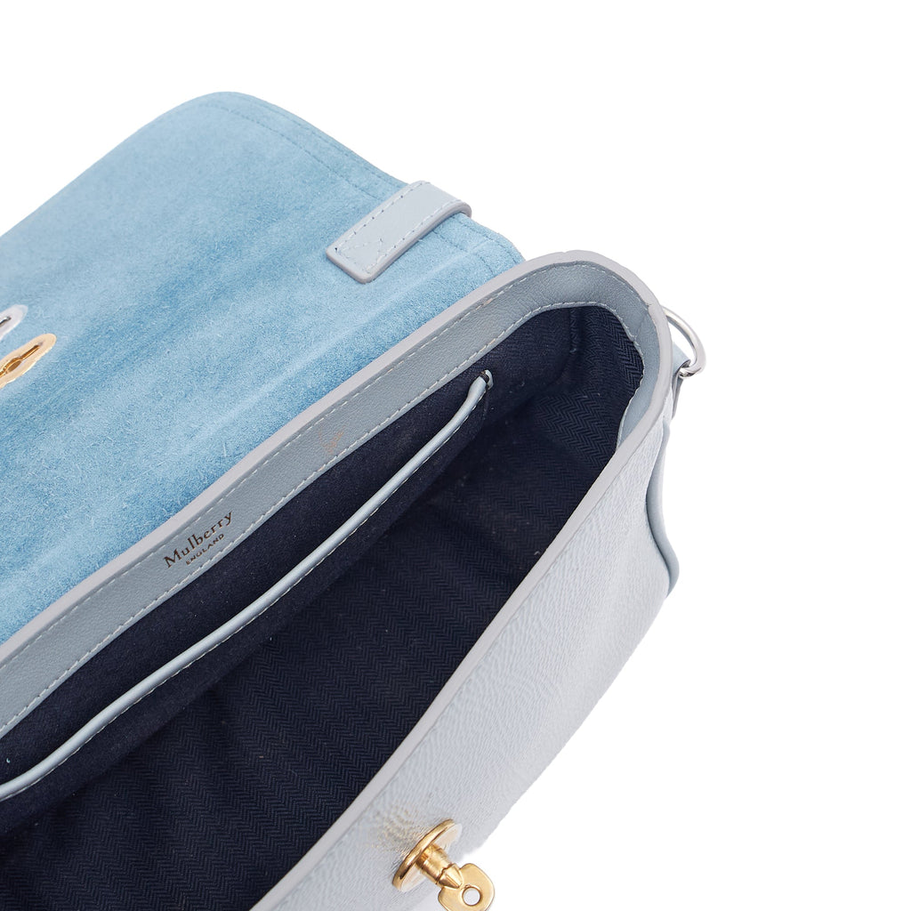 Mulberry Top Handle Bryn - Small in Blue, Patent Leather