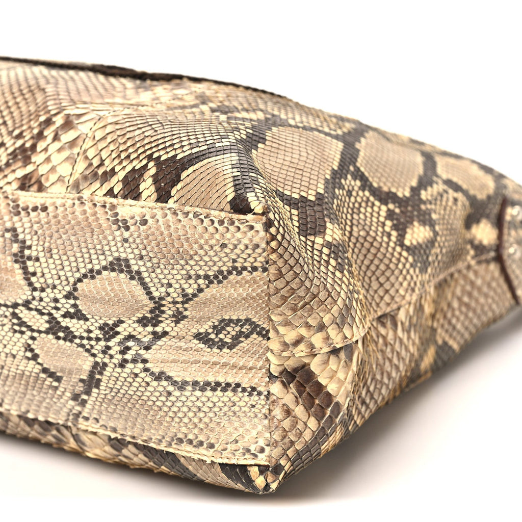 Snakeskin Logo Sacca Hobo Roccia