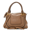Calfskin Medium Marcie Satchel Nut