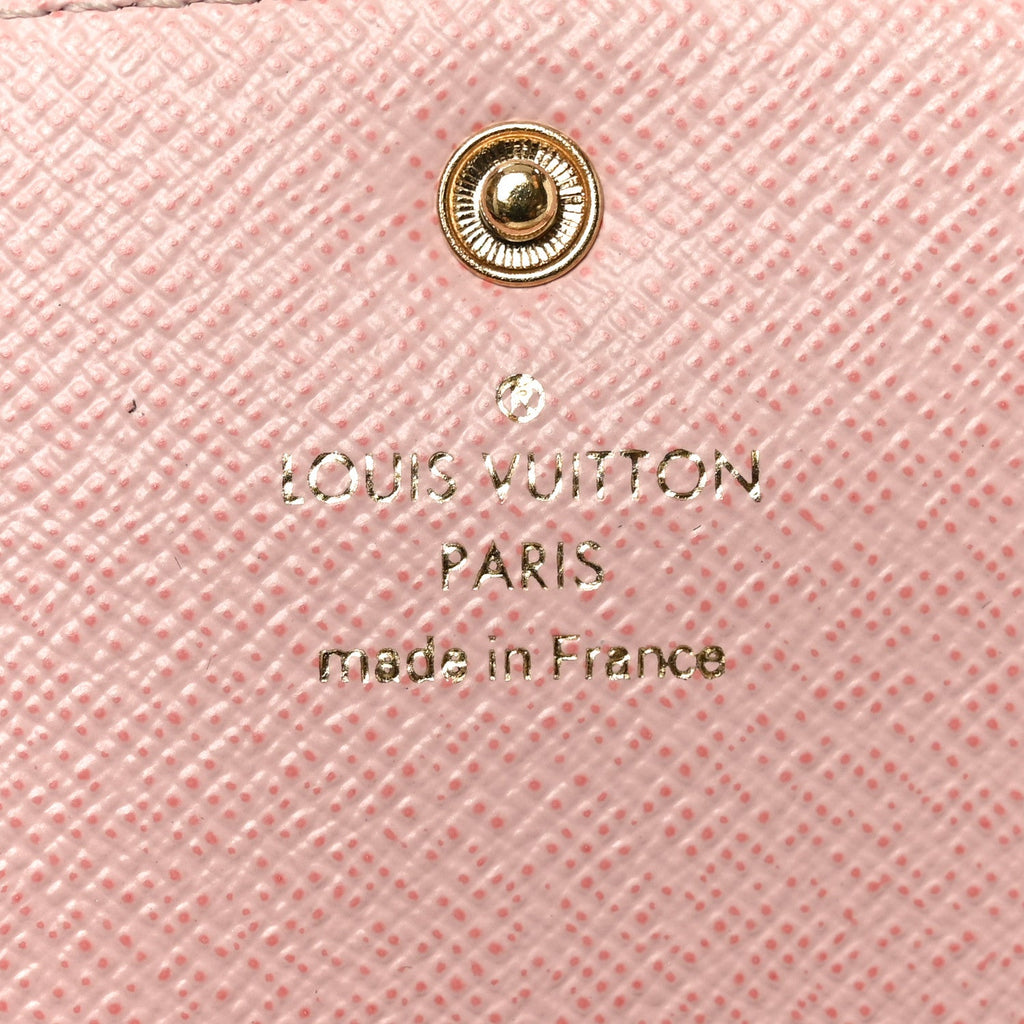 Damier Azur Emilie Wallet Rose Ballerine