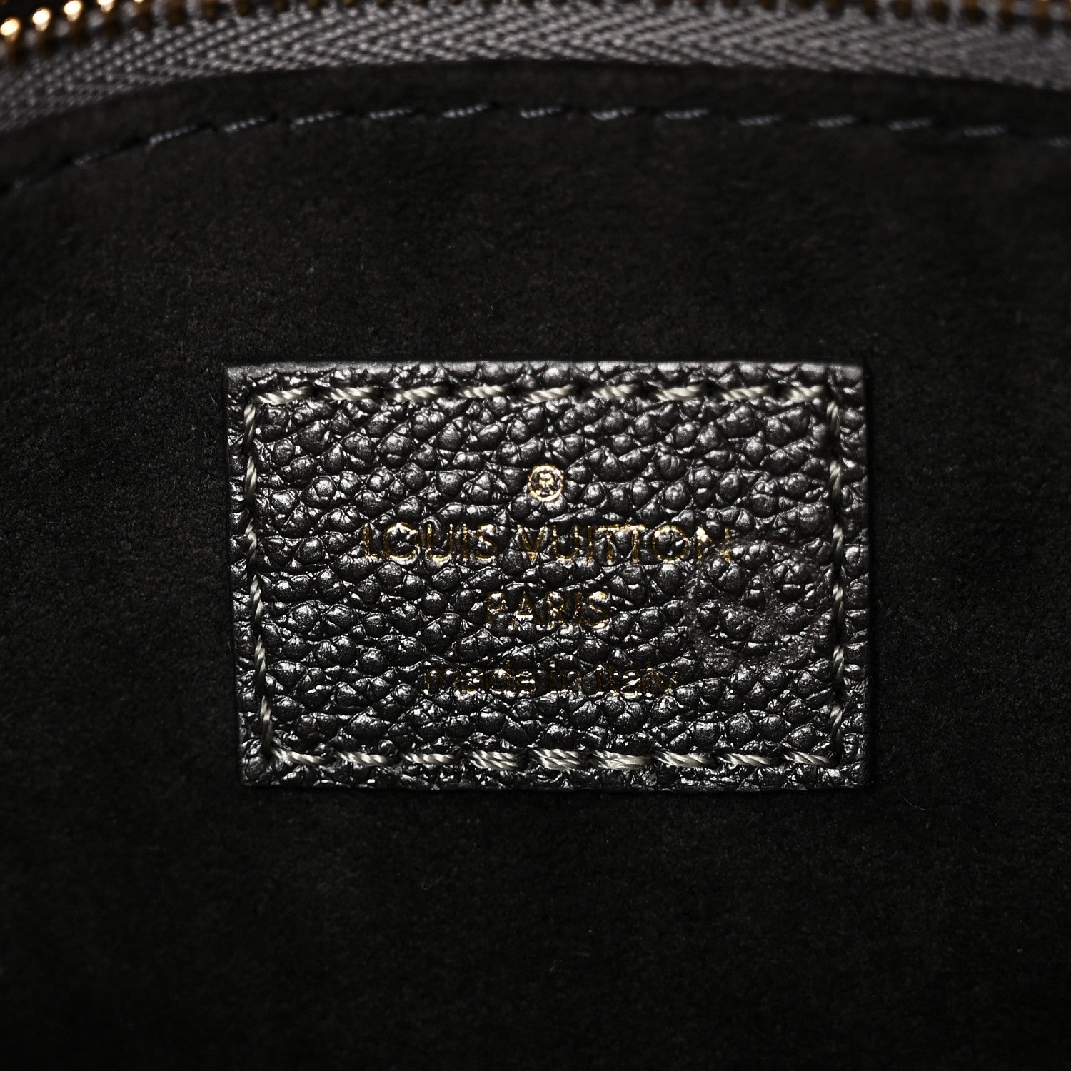 Metallic Empreinte Monogram Giant Onthego PM Gun Metal