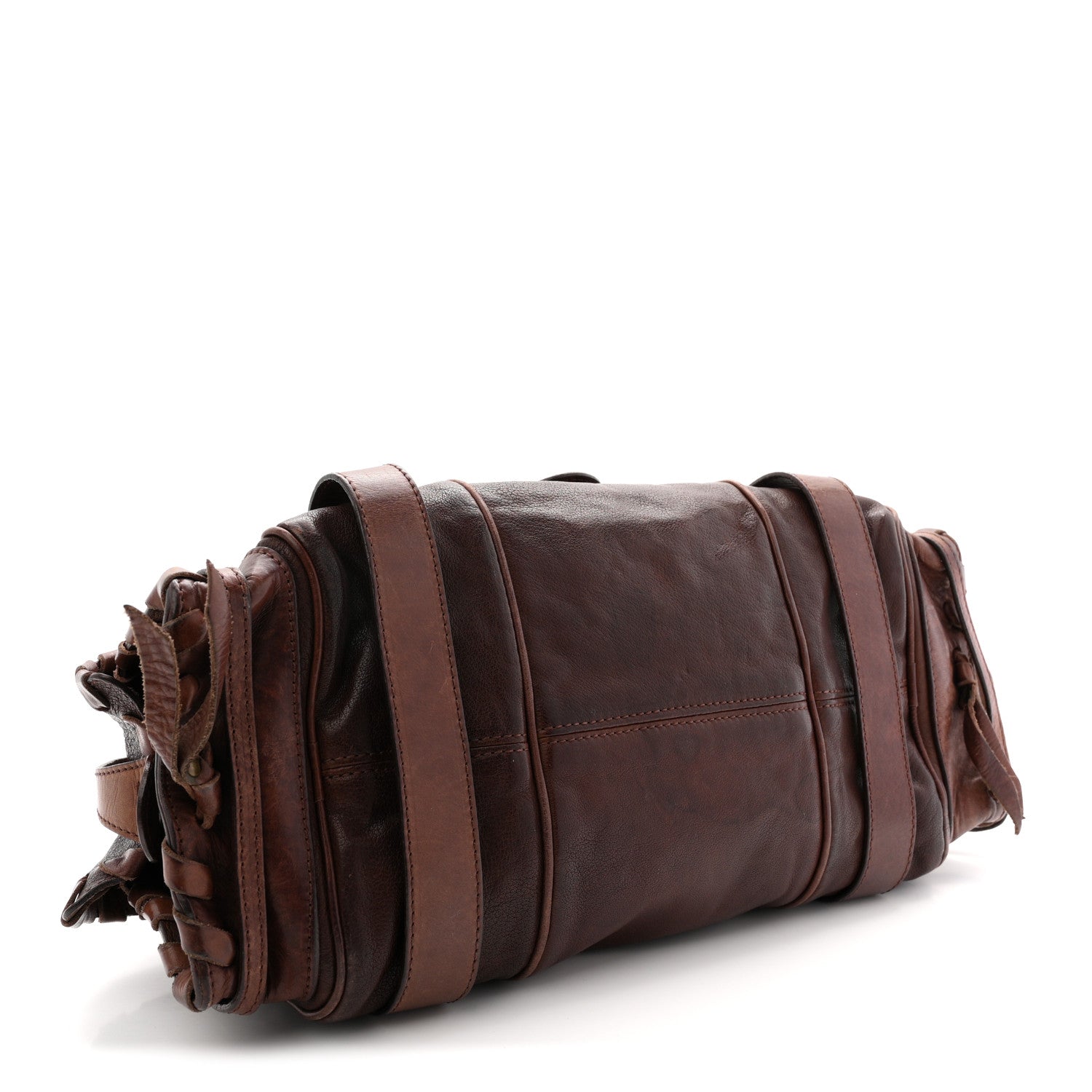 Calfskin Silverado Shoulder Bag Chocolate