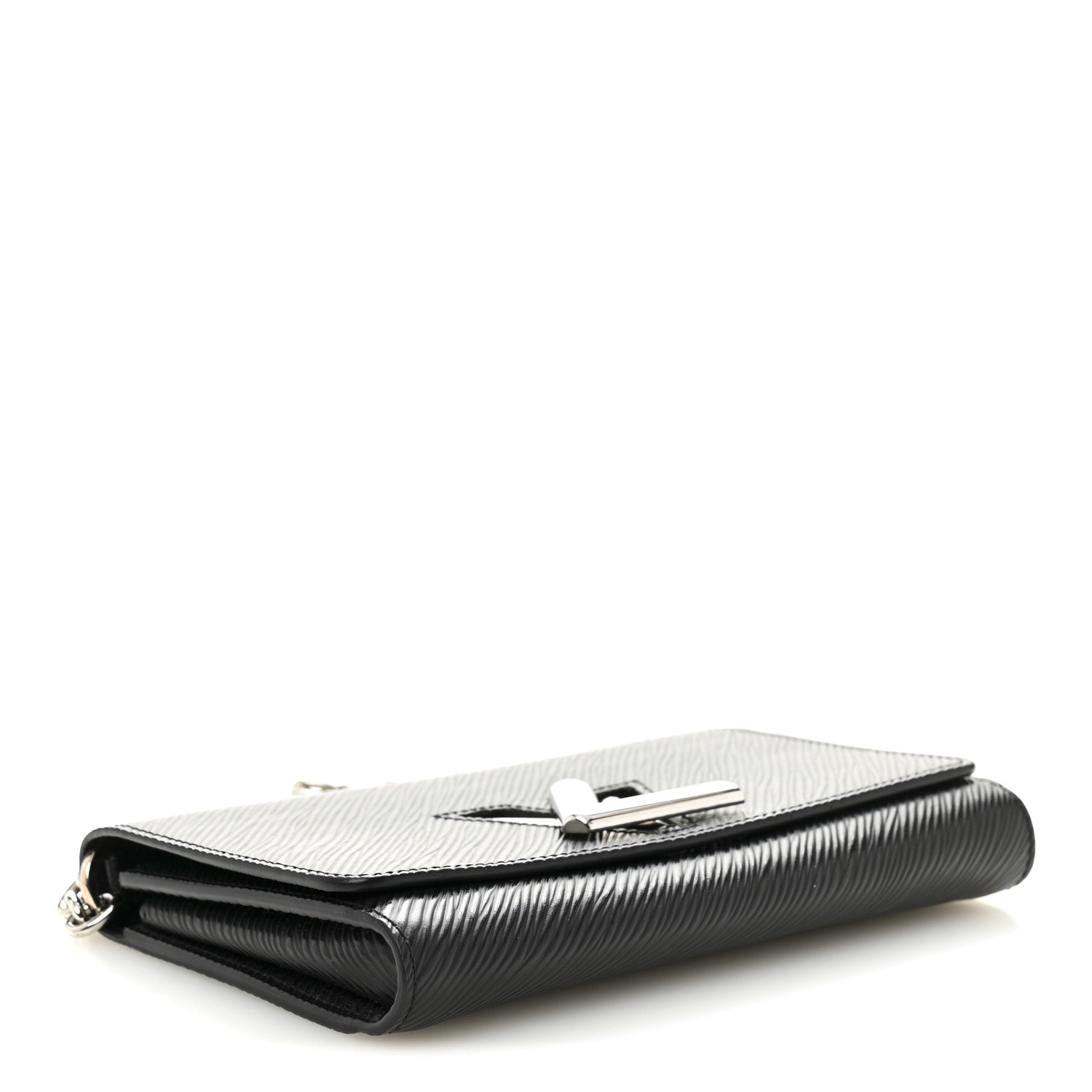 Epi Twist Chain Wallet Black