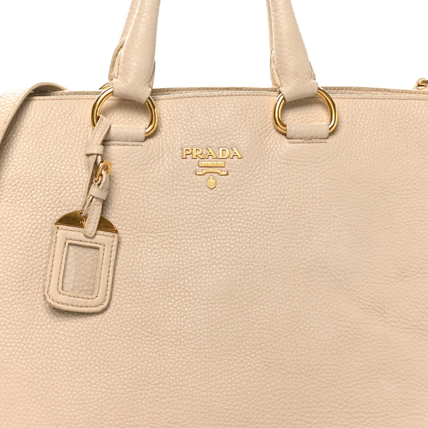 Vitello Daino Shopping Tote Sabbia