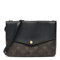 Monogram Twice Pochette Black