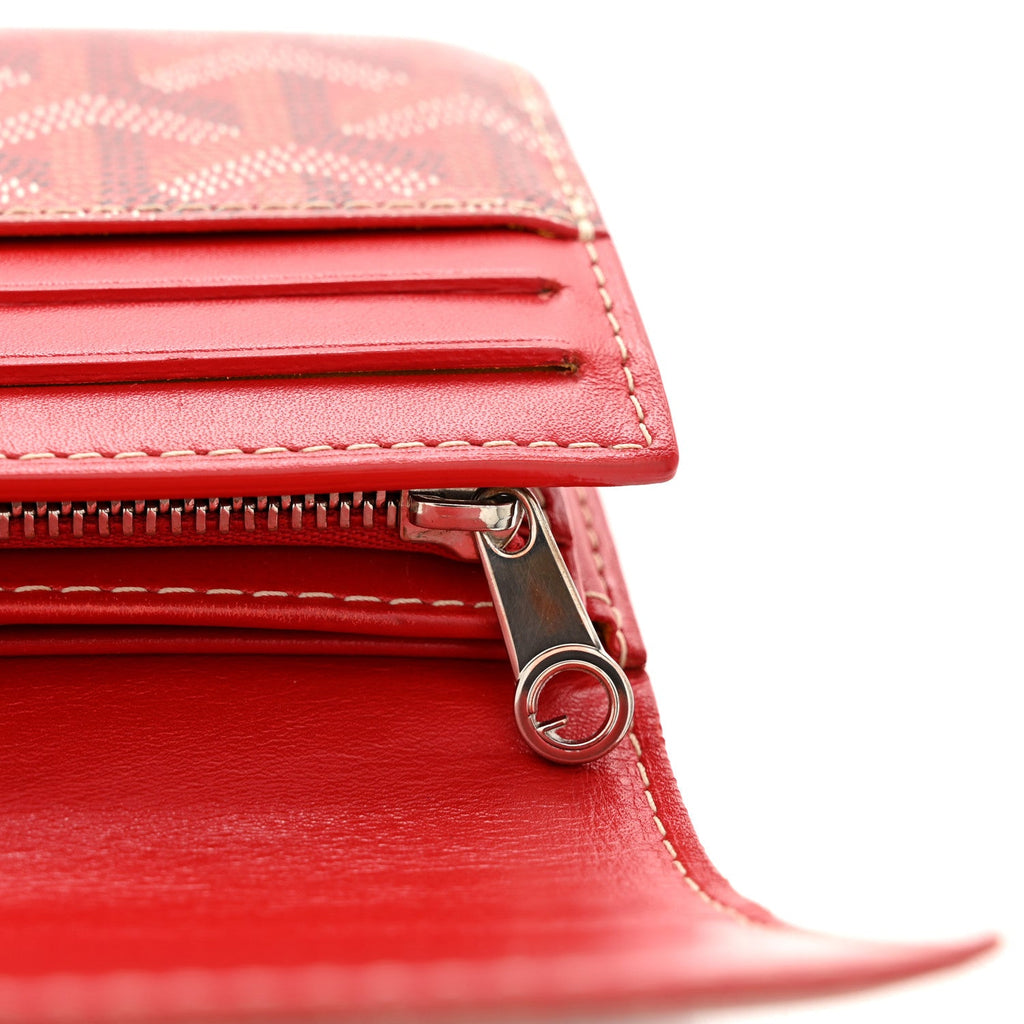 Goyardine Varenne Long Wallet Red