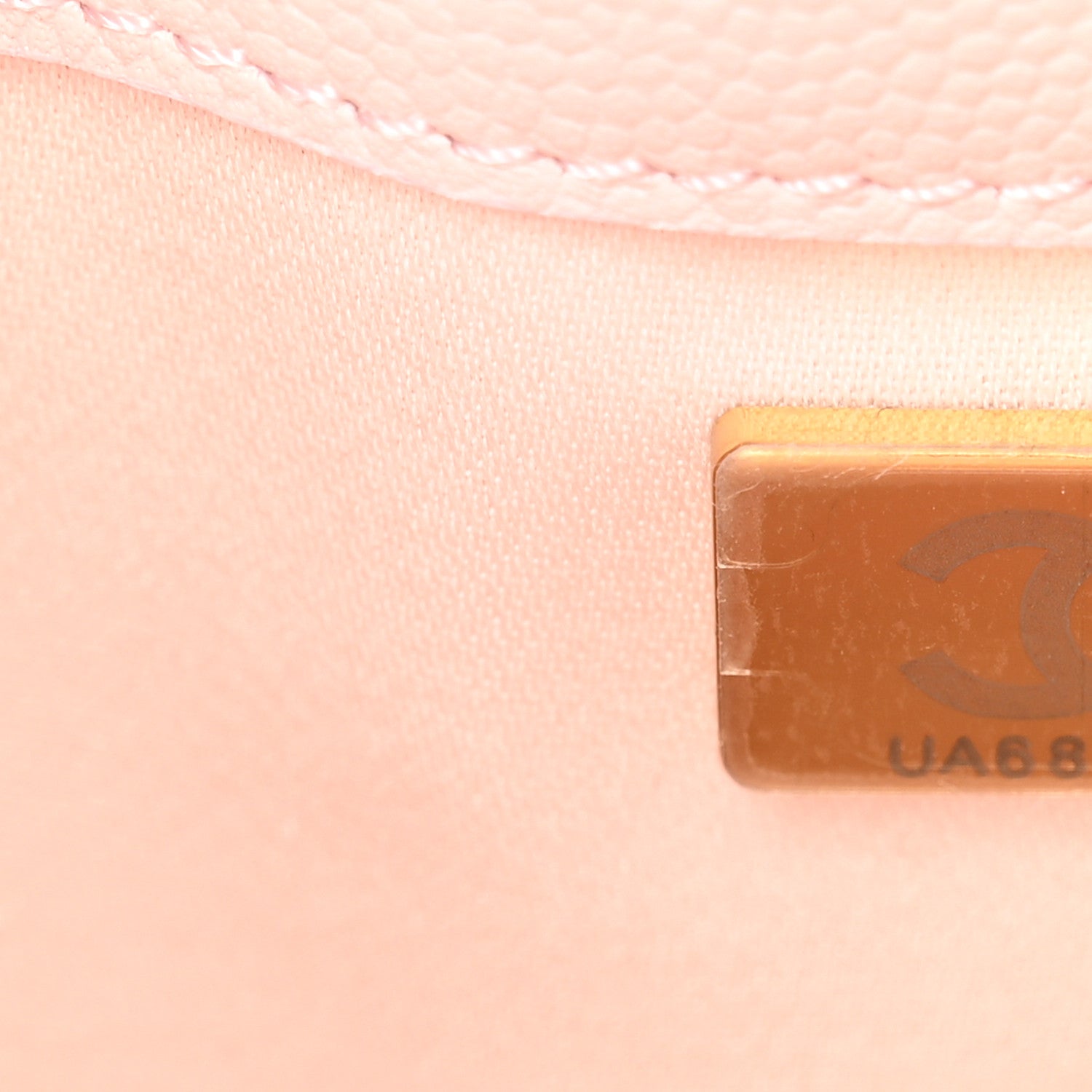 Caviar Quilted Mini Chanel 25 Handbag Light Pink