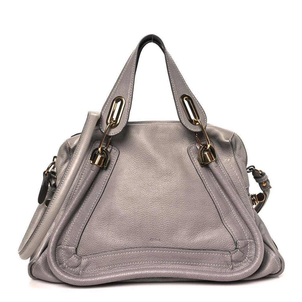 Calfskin Medium Paraty Cashmere Grey