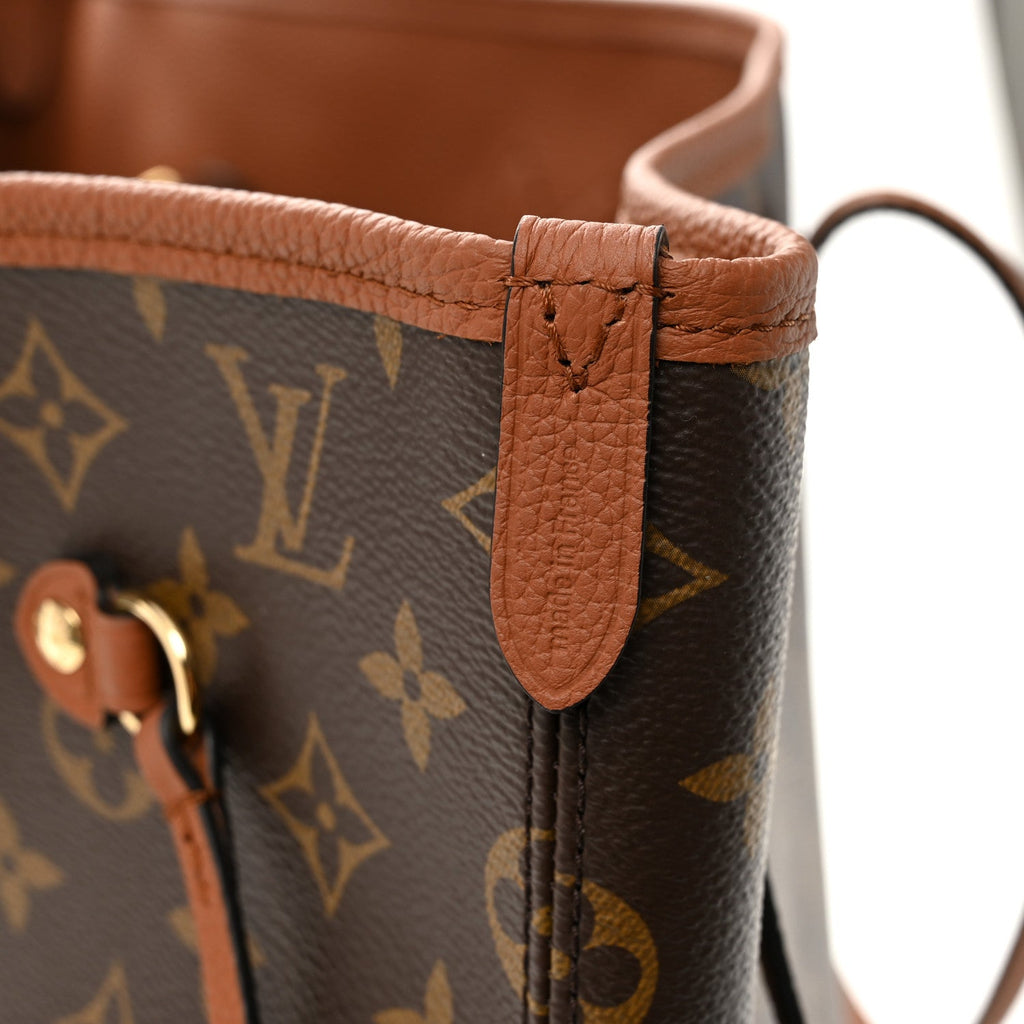 Monogram Calfskin Neo Neverfull Inside Out MM Tan