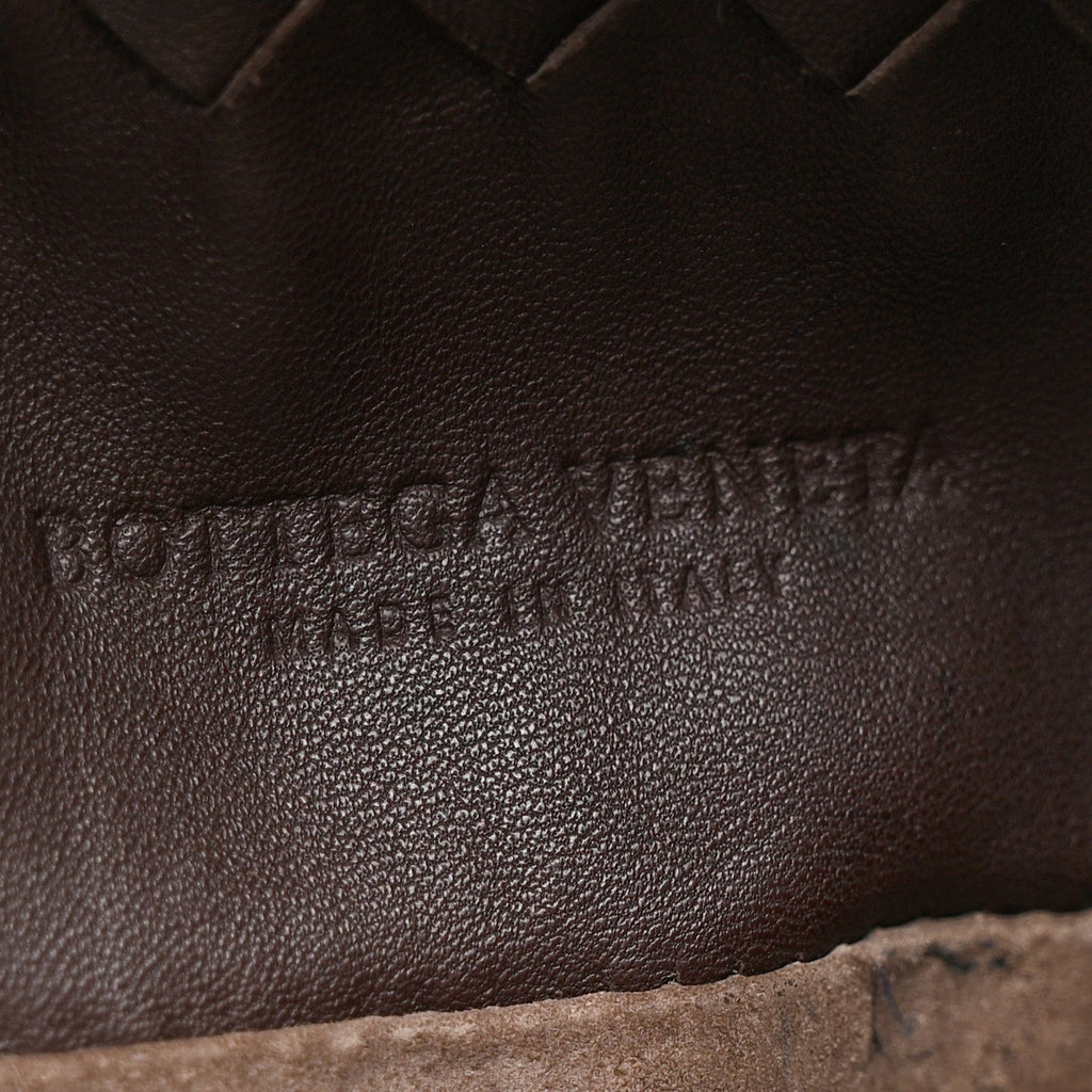 Nappa Intrecciato Large Tote Ebano