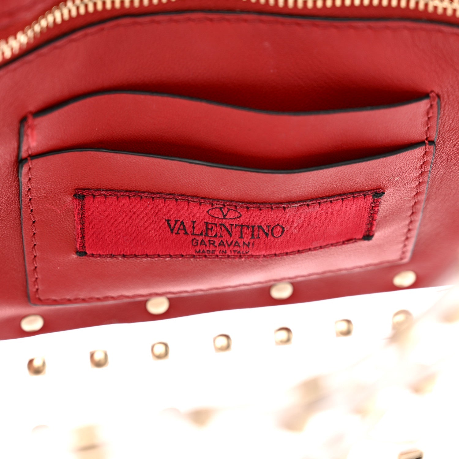 PVC Medium Rockstud Spike Shoulder Bag