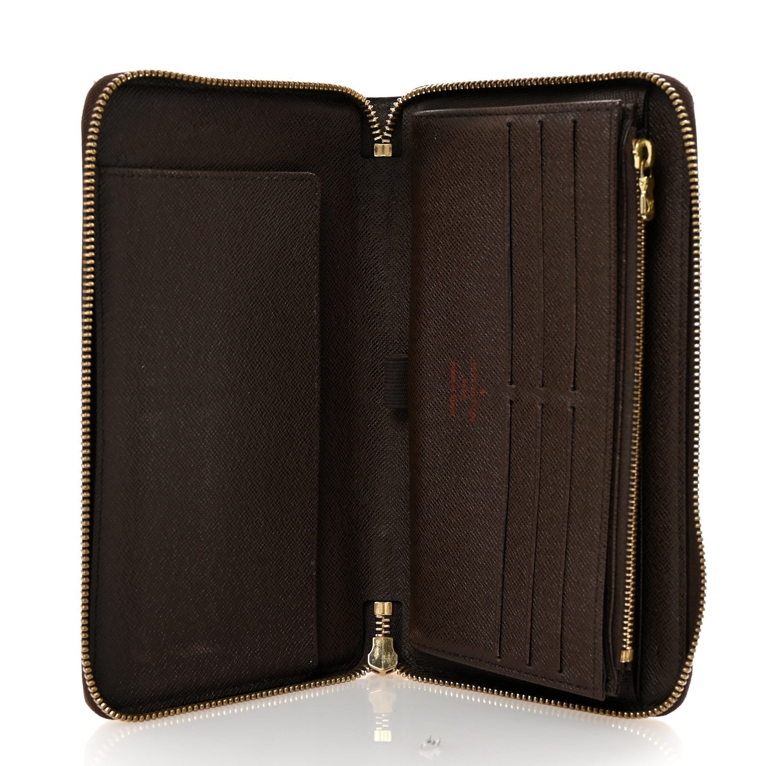 Damier Ebene Zippy Organizer Wallet