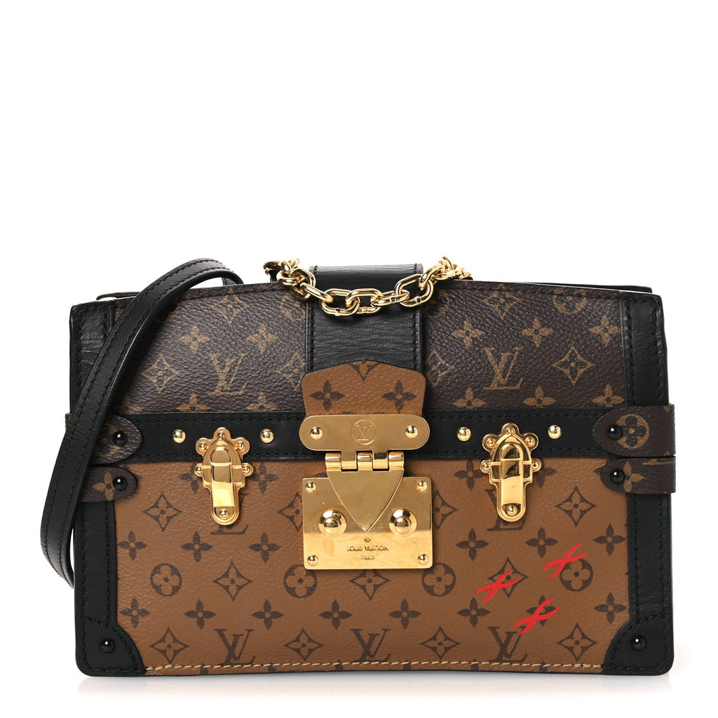 Reverse Monogram Trunk Clutch