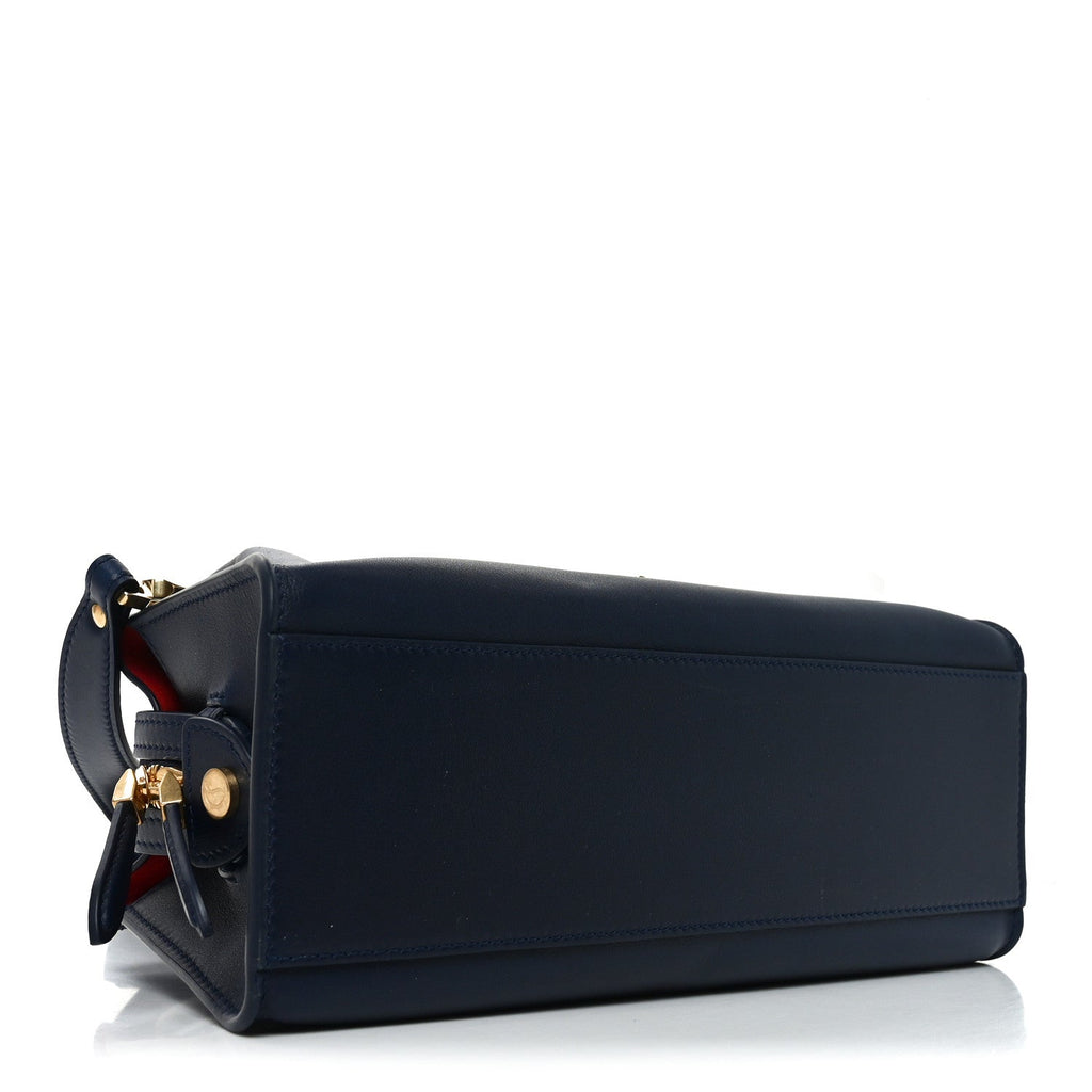 Calfskin Cordia Venus Handbag Marine