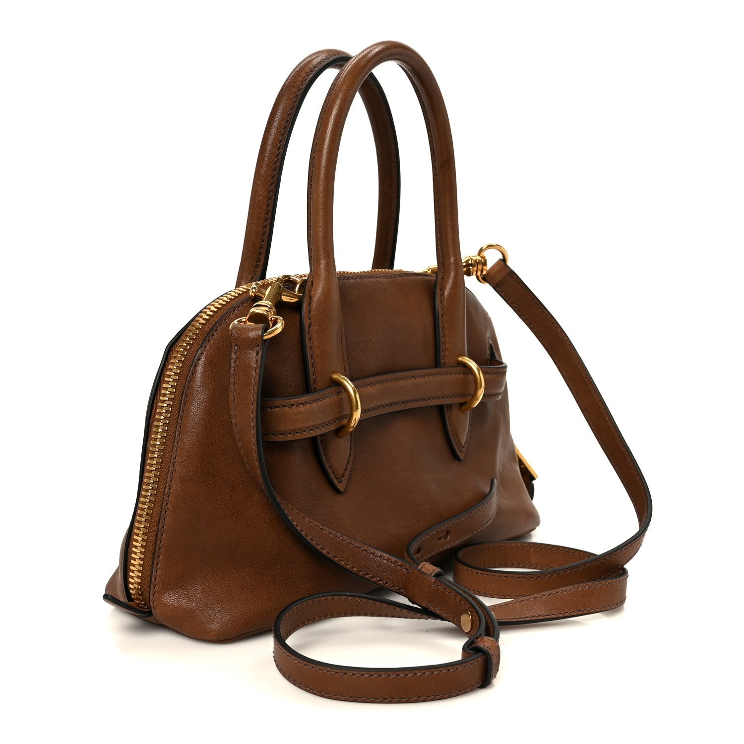 Nappa Aviator Small Aventure Bag Rovere