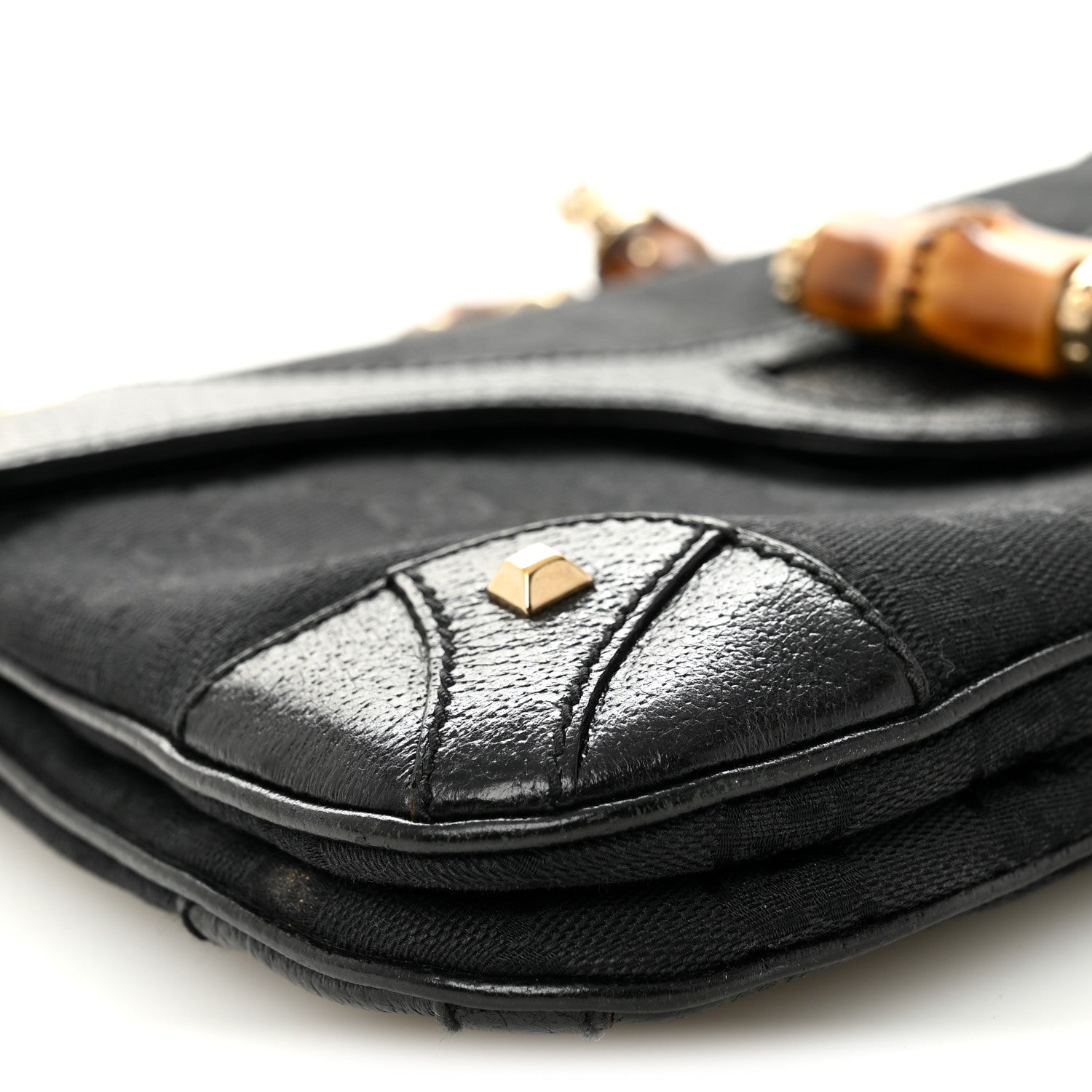 Monogram Bamboo Chain Bag Black