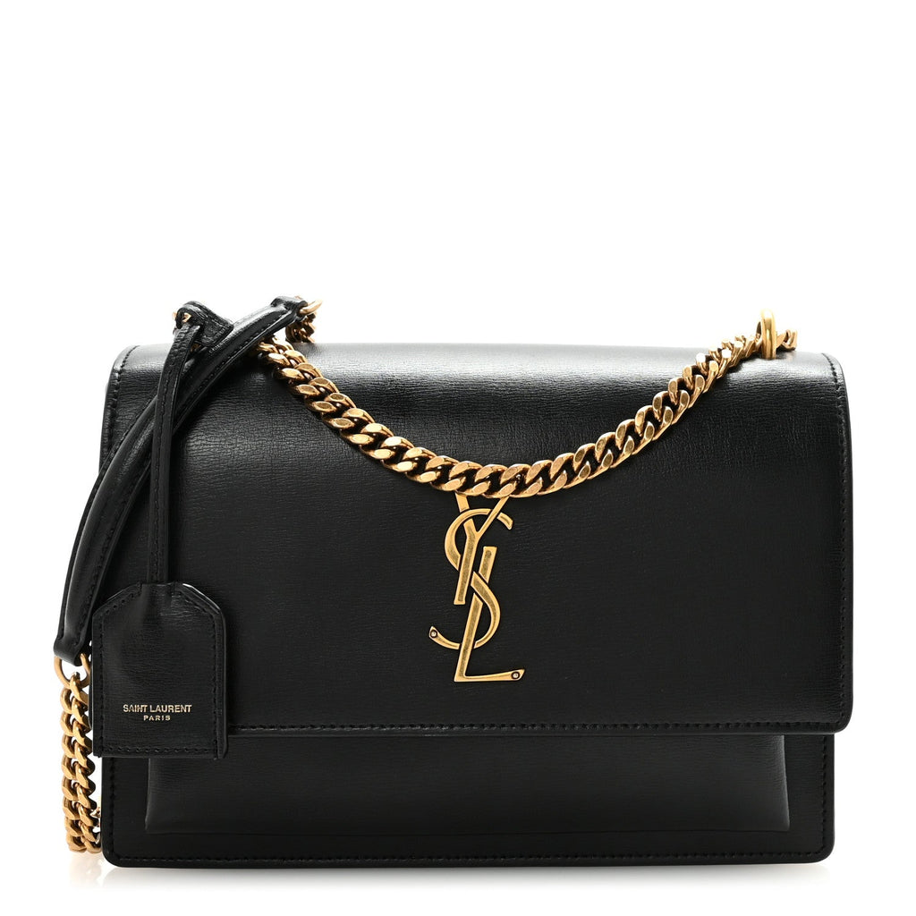 Calfskin Medium Monogram Sunset Black