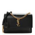 Calfskin Medium Monogram Sunset Black