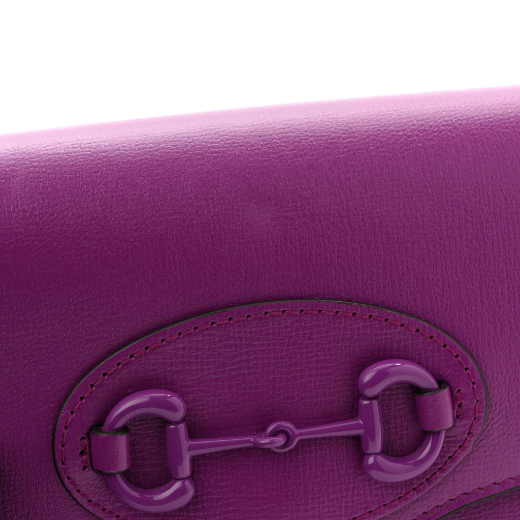 Azalea Calfskin Web Small Horsebit 1955 Crossbody Bag Spicy Cyclamin