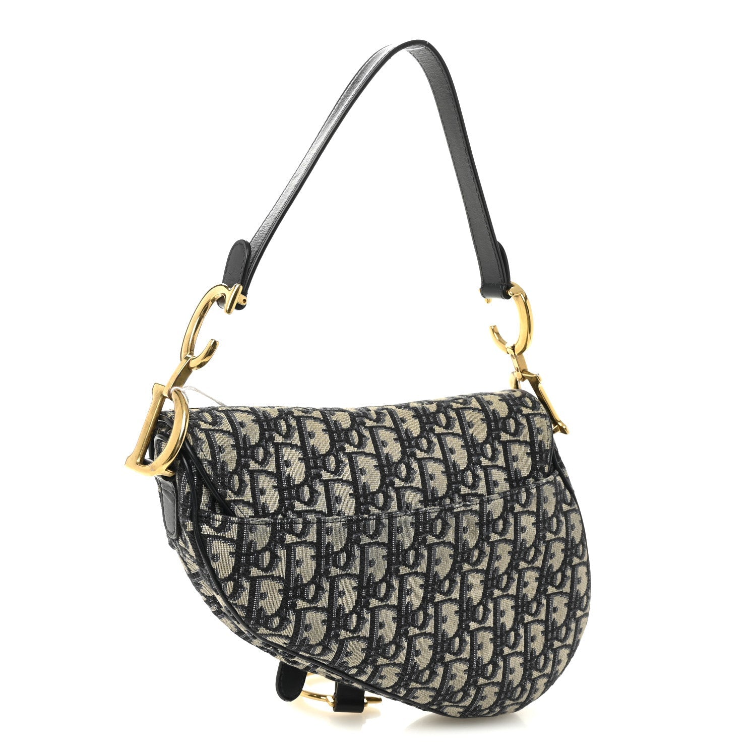 Oblique Saddle Bag Blue