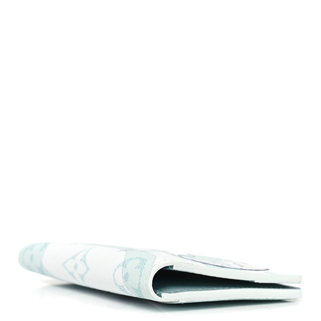 Monogram Aquagarden Pocket Organizer NM Crystal Blue
