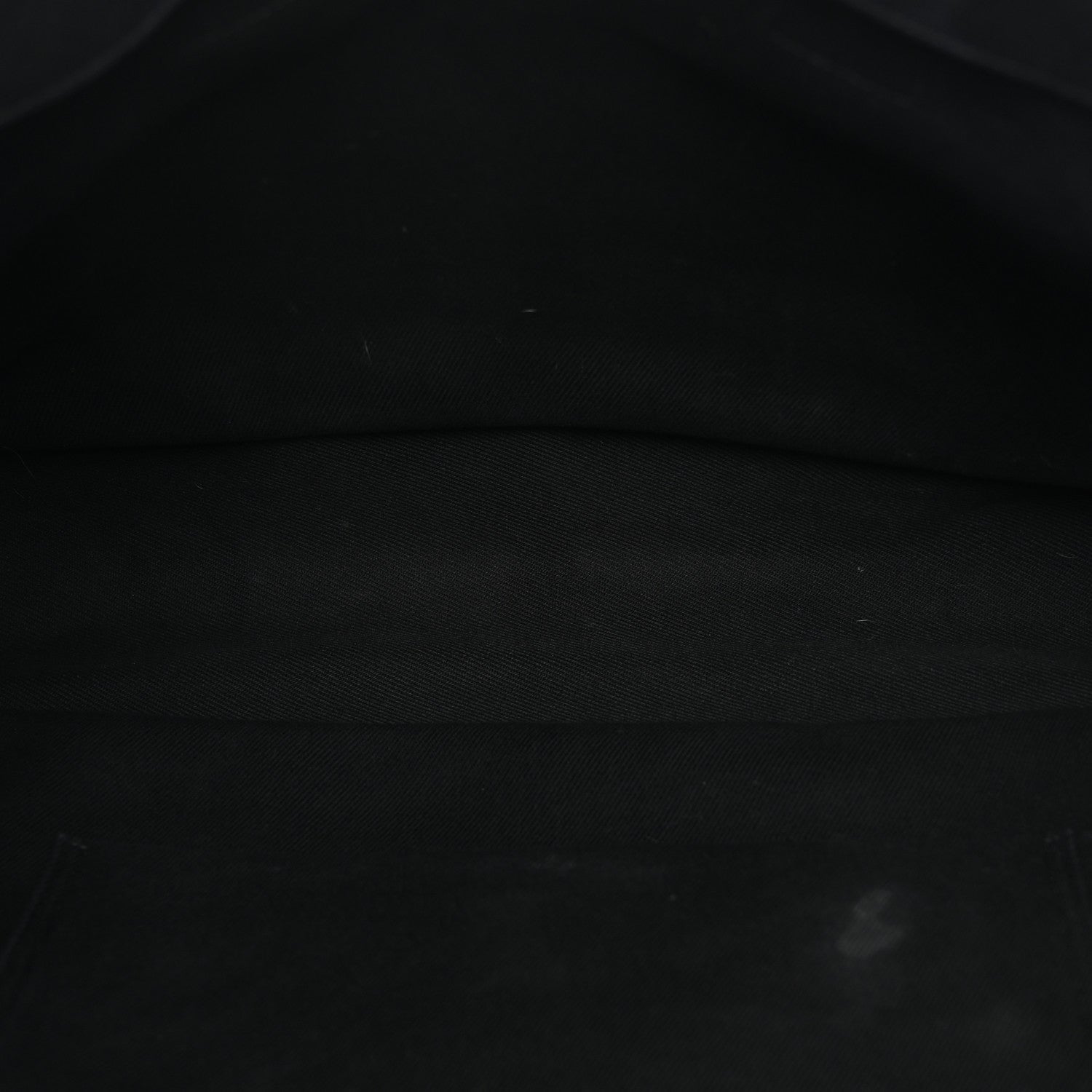 Linen Calfskin Rive Gauche Tote Black